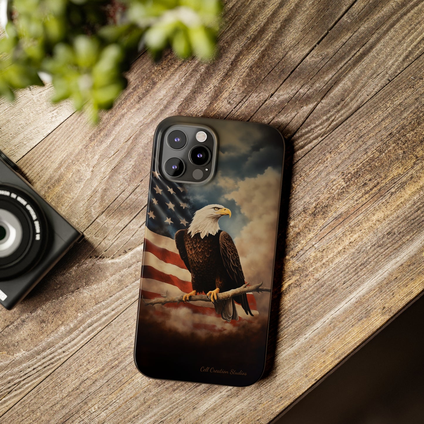 Introducing the "Eagle's Majesty" Cell Phone Case – Soar with American Pride -Slim Phone Cases