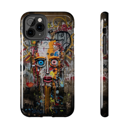 "Urban Graffiti Face" -Tough Phone Cases