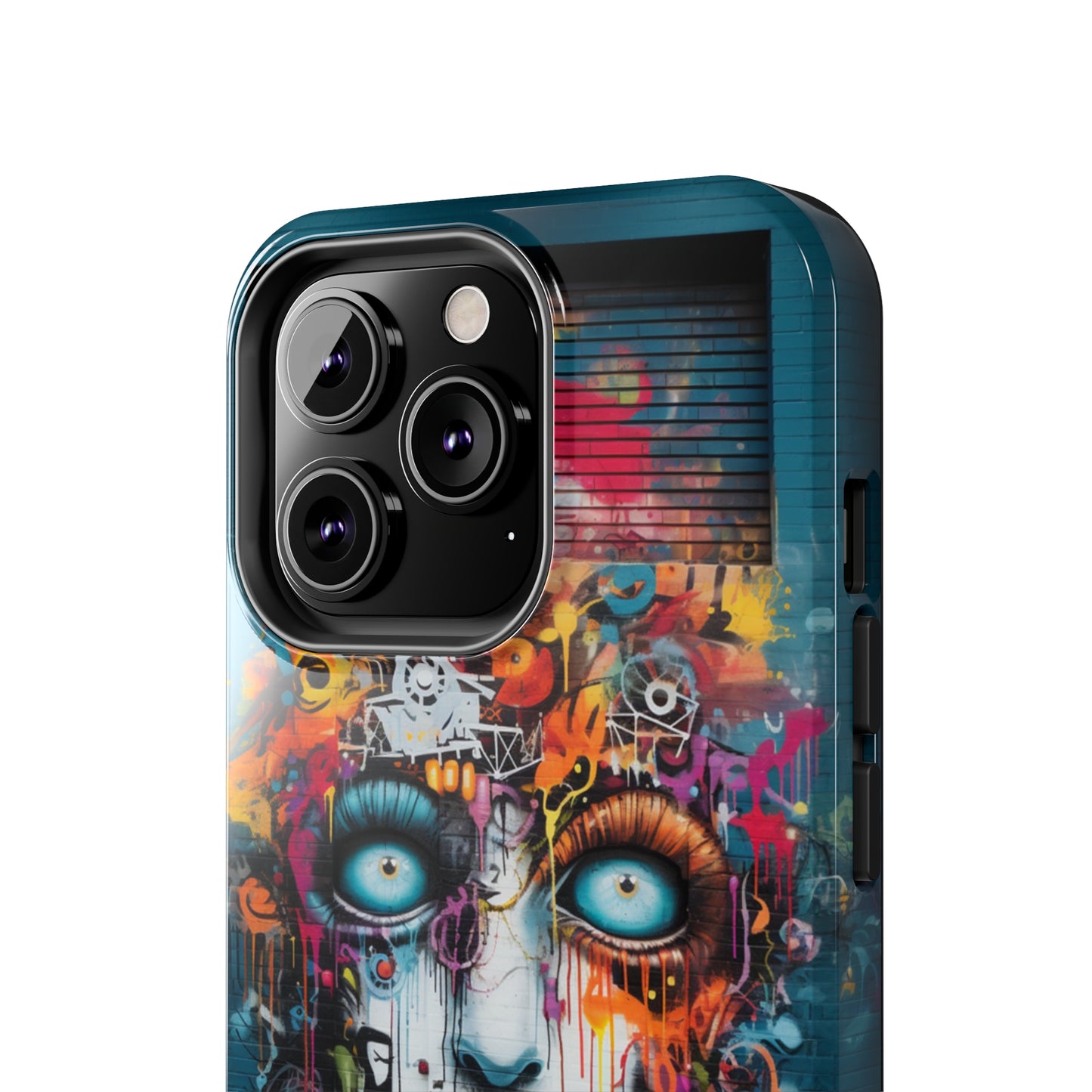 Elevate Your Style with our "Graffiti Face Concrete Wall" Phone Case -Tough Phone Cases