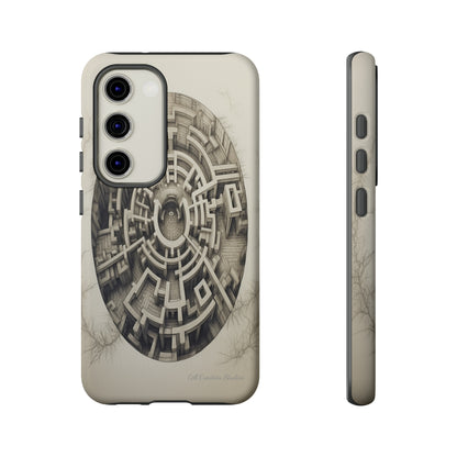 "Discover the Mystery: Maze-Inspired Cell Phone Case" -Tough Cases