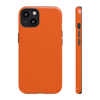 "Orange Burst" -Tough iPhone Cases