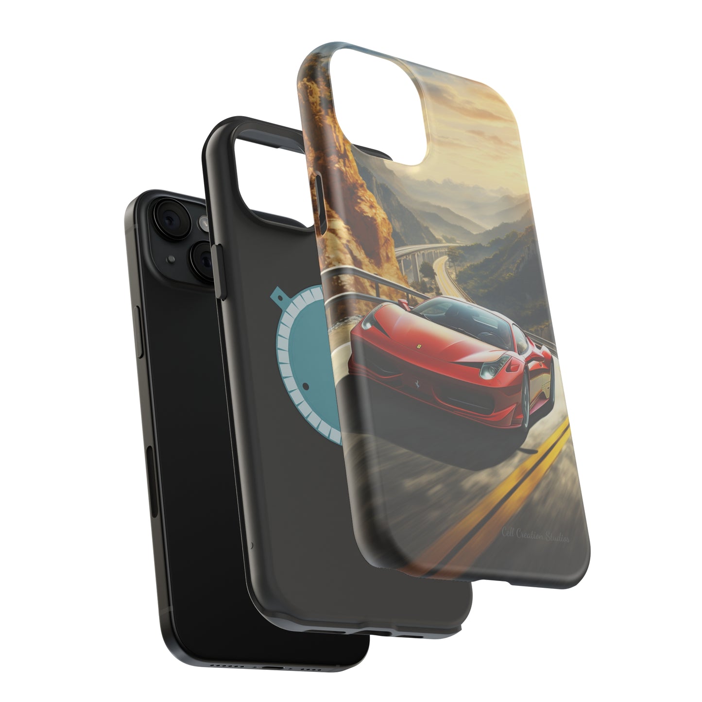 "Mountain Majesty Ferrari Edition" -MagSafe Tough iPhone Cases