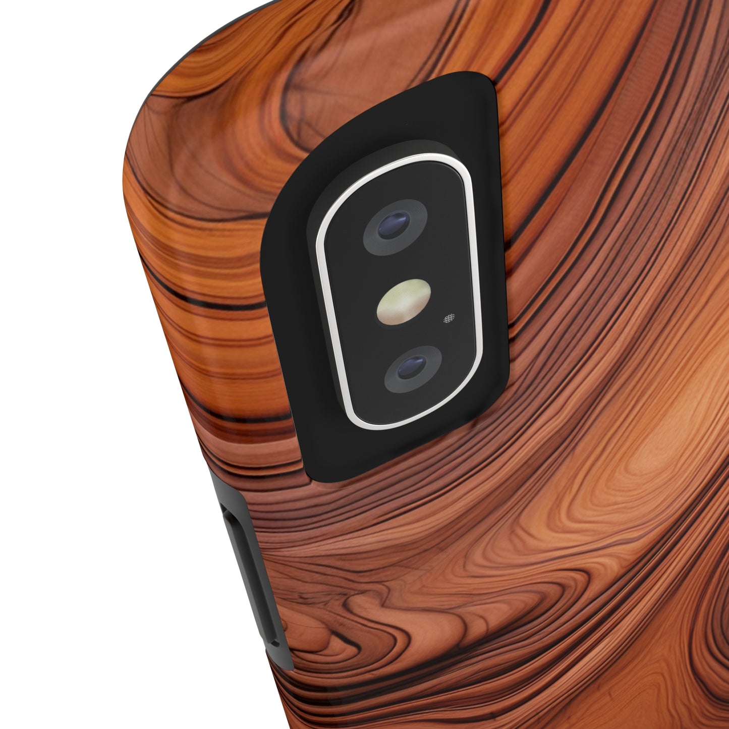 The "Natural Elegance" Wood Pattern Phone Case -Tough Phone Cases