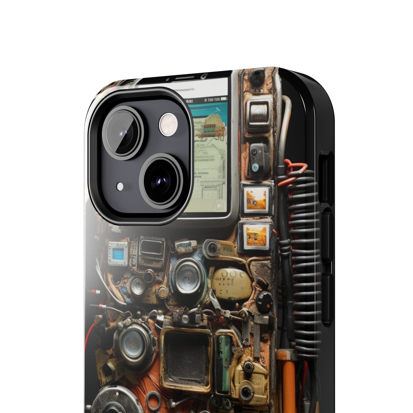 Introducing the "Tech Insight" Cell Phone Case – Explore Inner Workings with Transparent Design -Tough Phone Cases