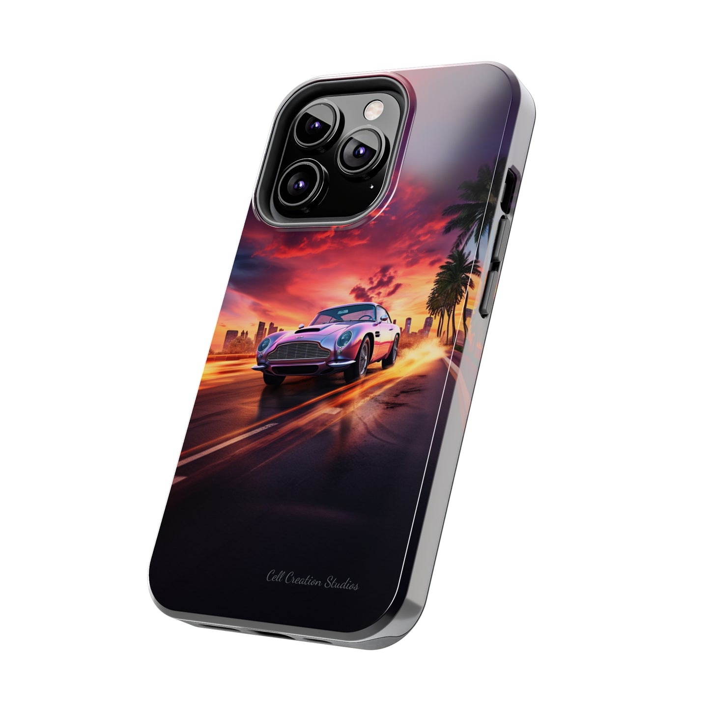 "Silver Aston Martin Racing" -Tough iPhone Cases