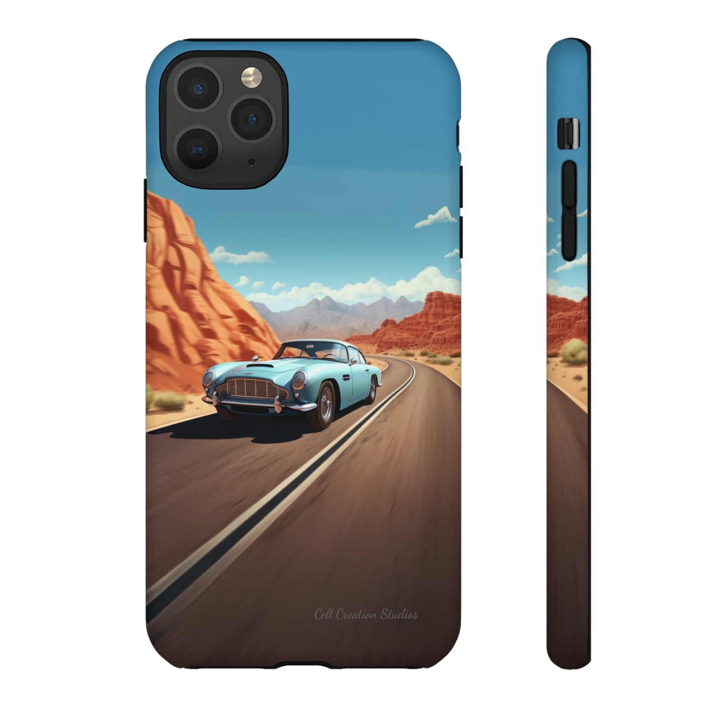 "Silver Racing Legend" -Tough iPhone Cases