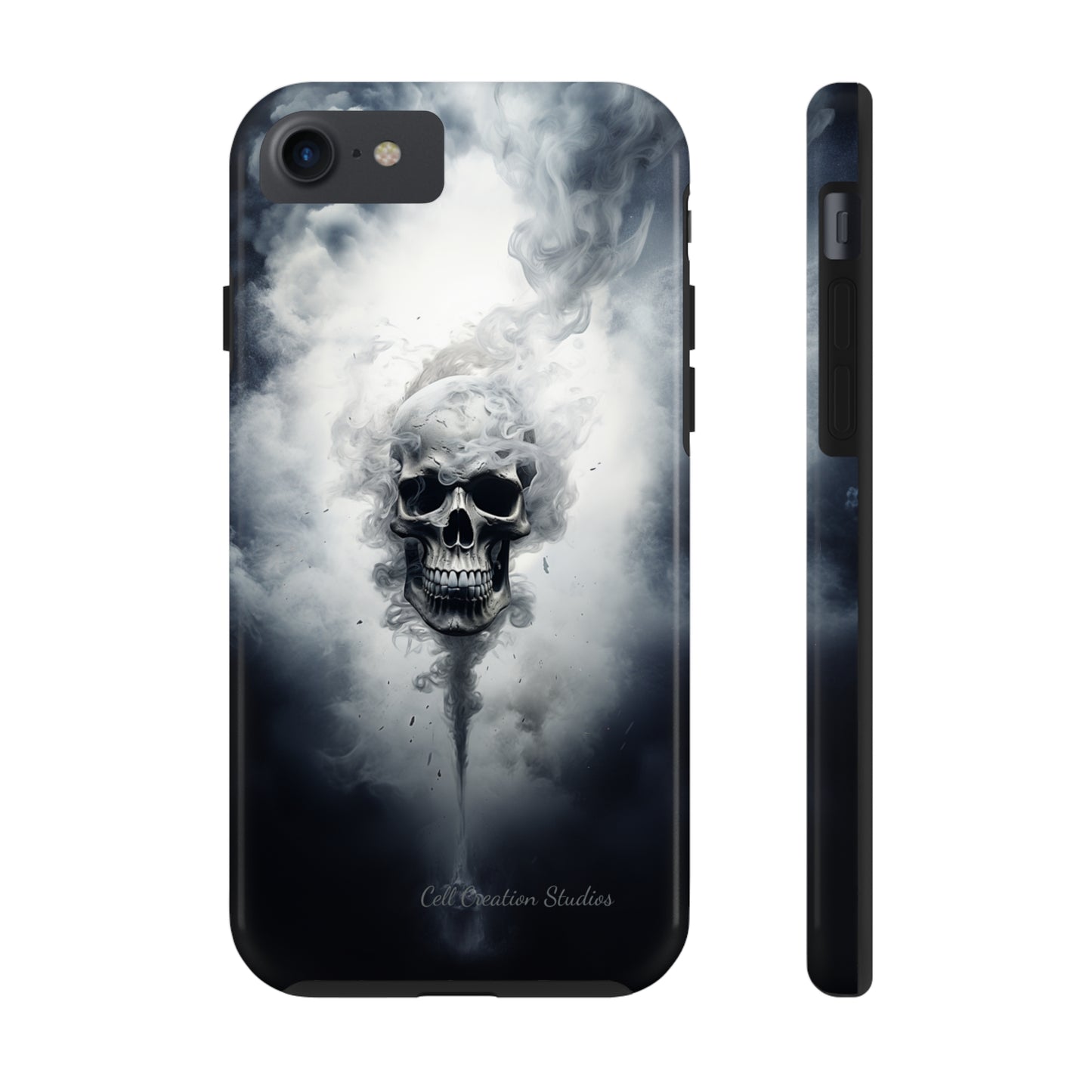 "Mystic Smoke Skull" -Tough iPhone Cases