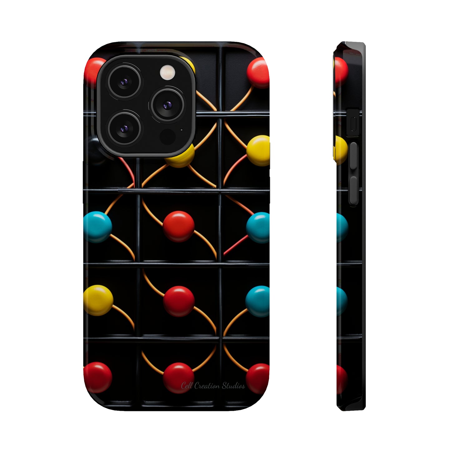 "Vibrant Spheres Fusion" -MagSafe Tough Phone Cases