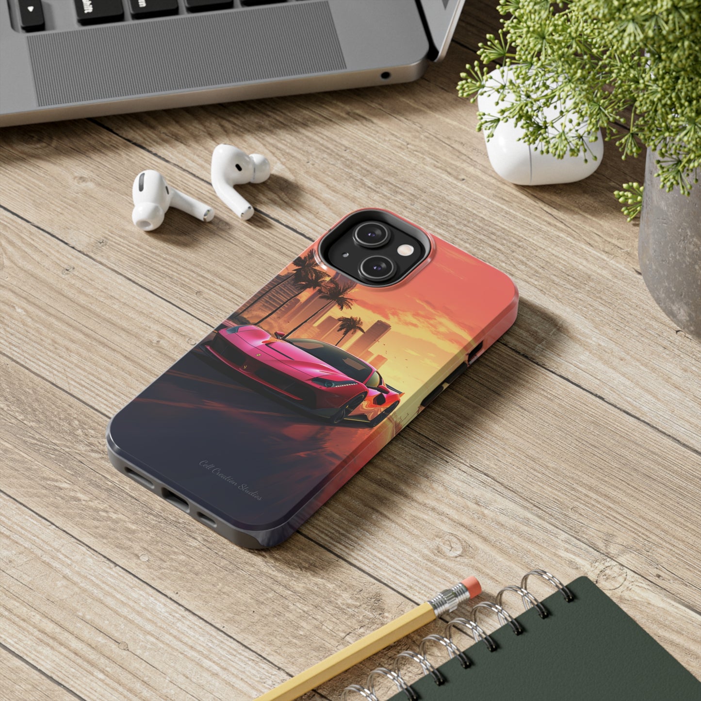 "Sunset Boulevard Ferrari Edition" -Tough iPhone Cases