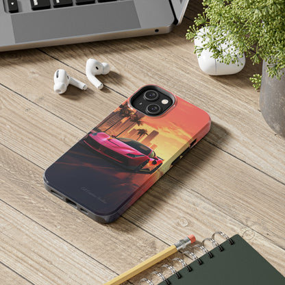 "Sunset Boulevard Ferrari Edition" -Tough iPhone Cases