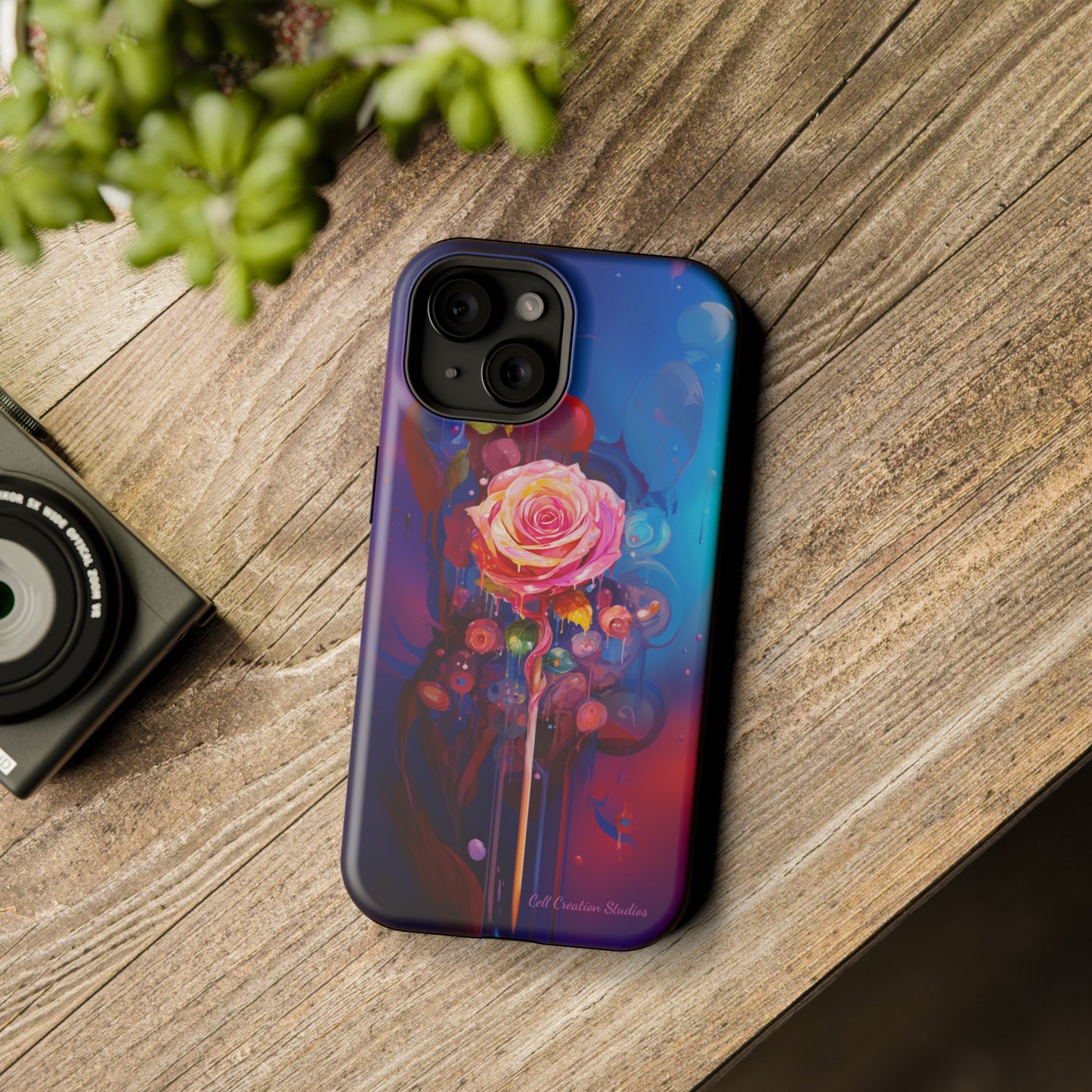 "Dreamy Rose Bloom Fantasy" -MagSafe Tough iPhone Cases