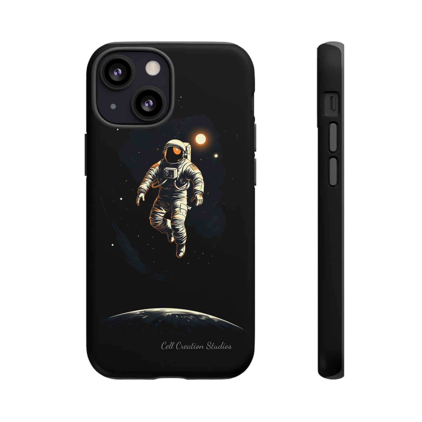 "Cosmic Explorer Astronaut" -Tough iPhone Cases