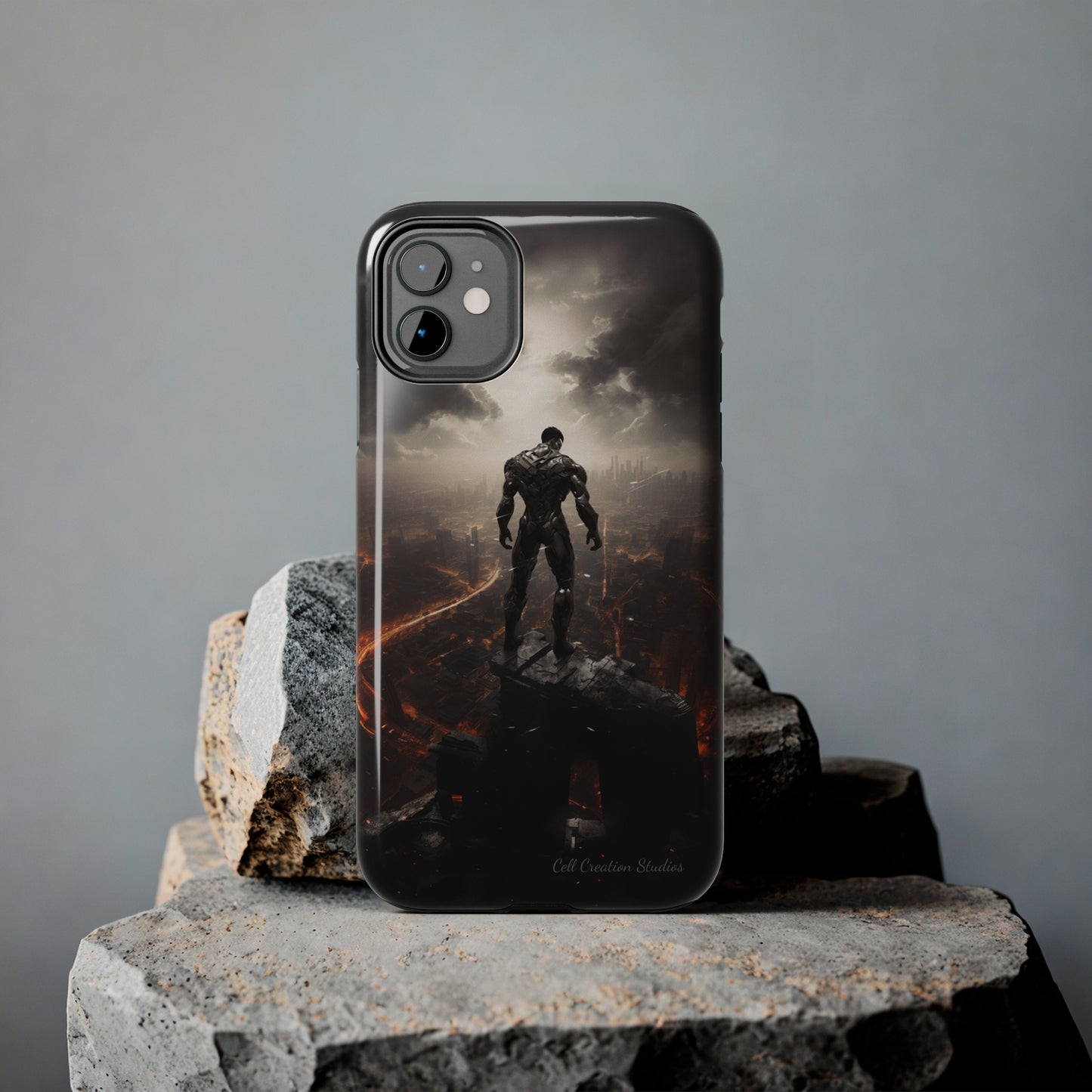 Introducing the "Cyber Guardian" Cell Phone Case – Embrace Futuristic Heroism -Tough Phone Cases