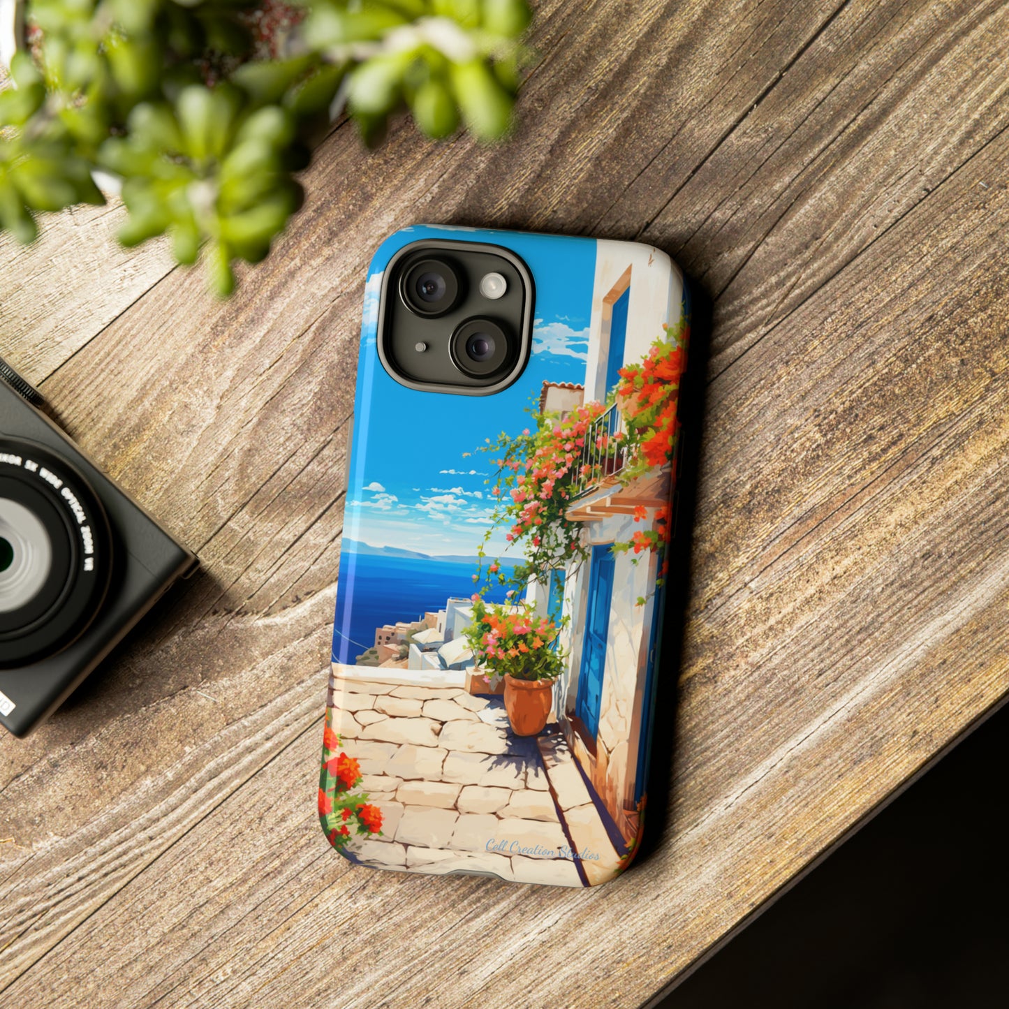 "Mediterranean Bliss Horizon" -Tough iPhone Cases