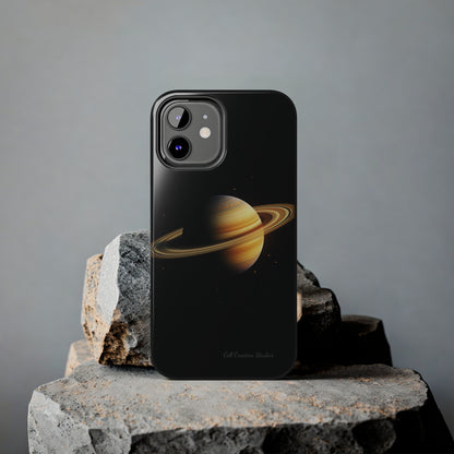 Introducing the "Saturn's Elegance" Cell Phone Case – A Cosmic Masterpiece -Tough Phone Cases