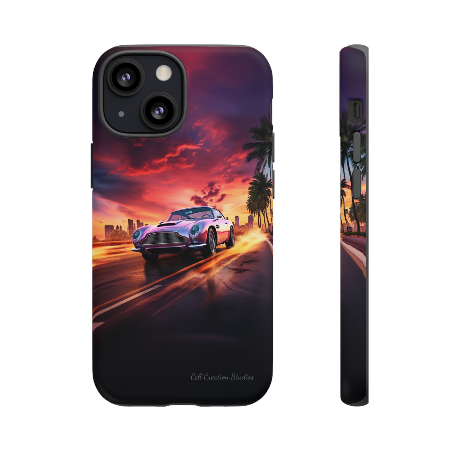 "Silver Aston Martin Racing" -Tough iPhone Cases