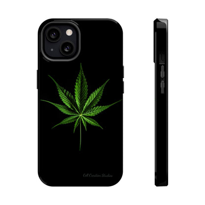 "Cannabis Chic" Marijuana Leaf Phone Case -MagSafe Tough Cases