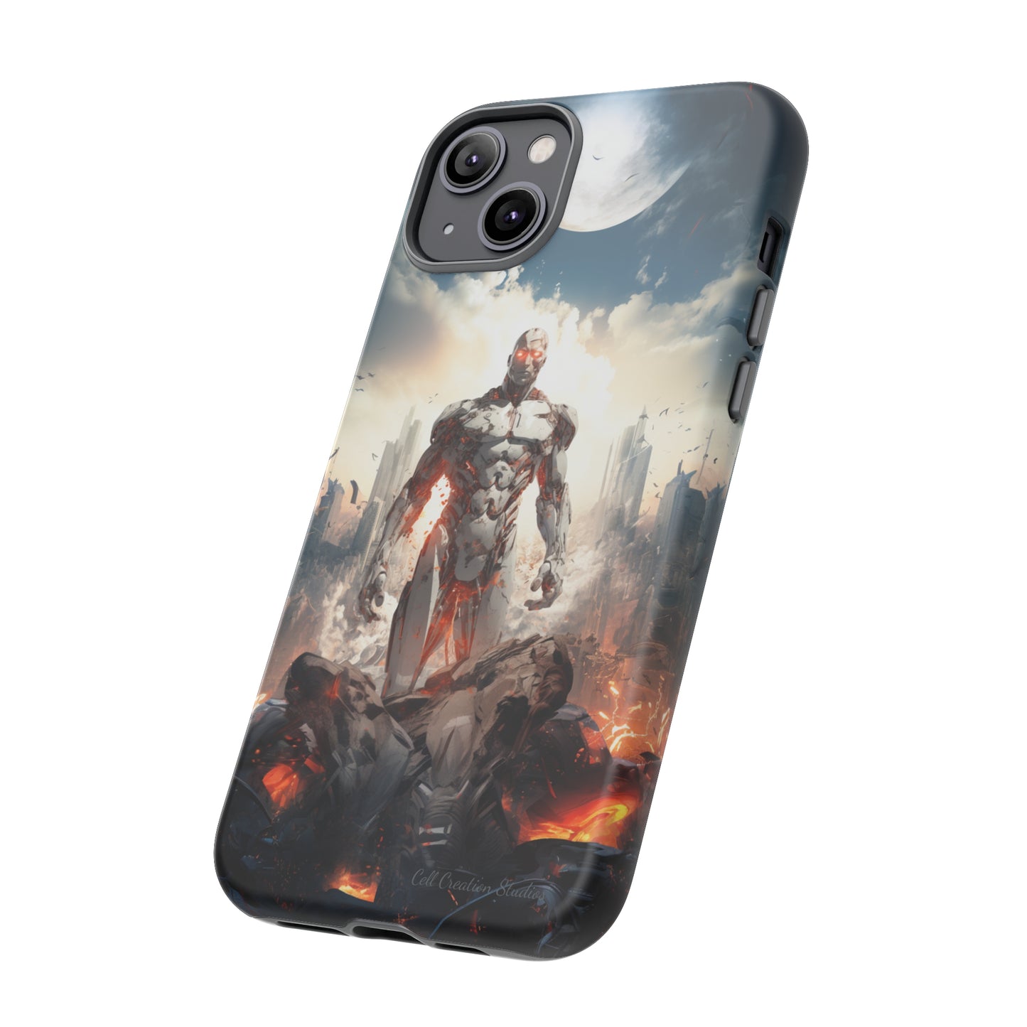 Introducing the "Cyber Guardian" Cell Phone Case – Embrace Futuristic Heroism -Tough Cases