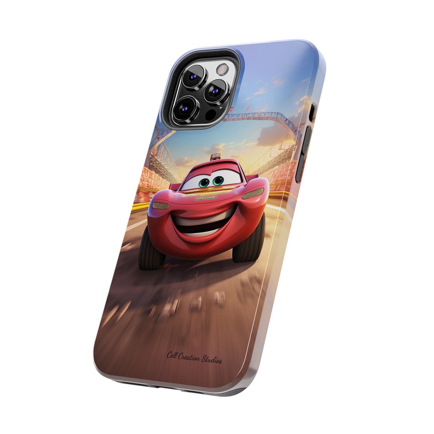 The "Smiling Red Racer" Phone Case -Tough Phone Cases