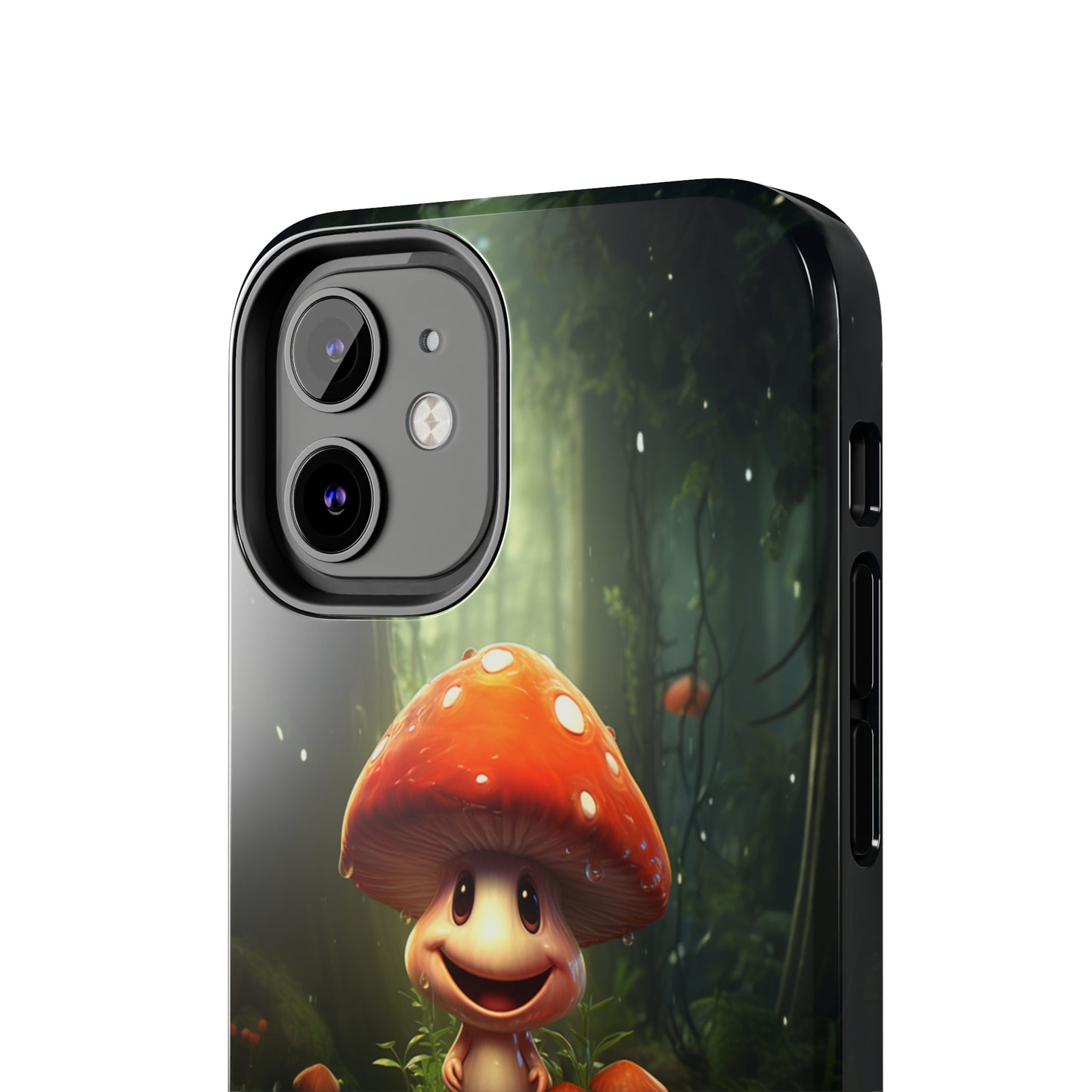 Introducing the "Cheerful Smiling Mushroom" Cell Phone Case – Spread Joy with Every Glance -Tough Phone Cases