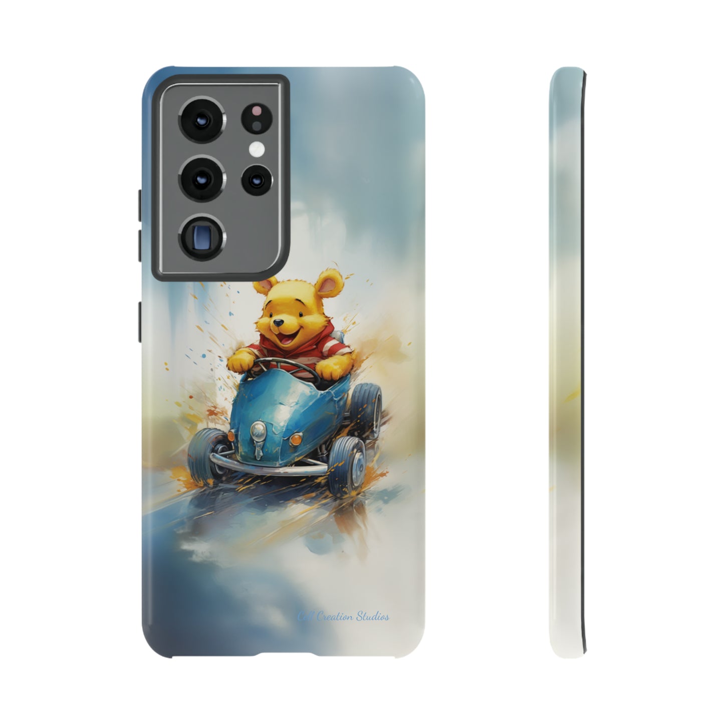 "Winnie-the-Pooh's Race Day" Phone Case -Tough Cases