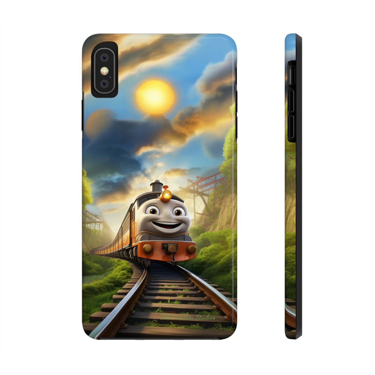 The "Smiling Express Train" Phone Case -Tough Phone Cases