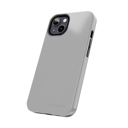 "Sleek Silver Essence" -Tough iPhone Cases