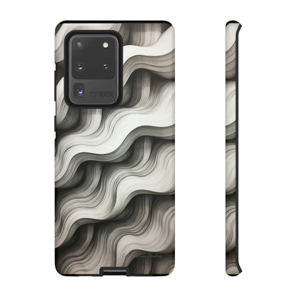 The "Geometric Waves" Cell Phone Case -Tough Cases