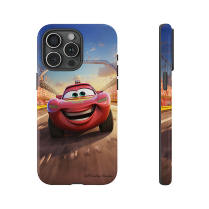 The "Smiling Red Racer" Phone Case -Tough Cases