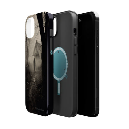 Introducing the "Ethereal Encounter" Cell Phone Case – Unveil the Mystery of the Ghostly Presence -MagSafe Tough Cases