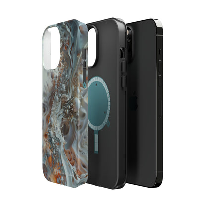 "3D Liquid Splash" -MagSafe Tough iPhone Cases