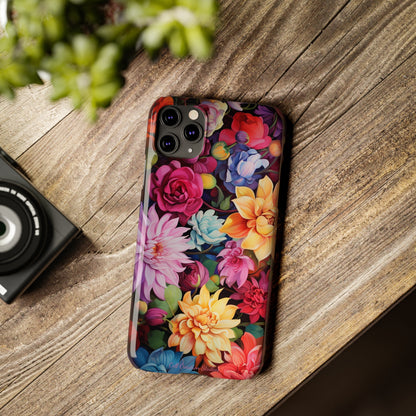 Introducing the "Blossom Beauty" Cell Phone Case – Elevate Your Style with Floral Charm -Slim Phone Cases