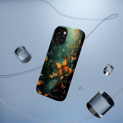 Introducing the "Butterfly Symphony" Cell Phone Case – Embrace the Dance of Nature! -MagSafe Tough Cases