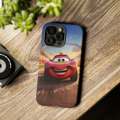 The "Smiling Red Racer" Phone Case -Tough Cases
