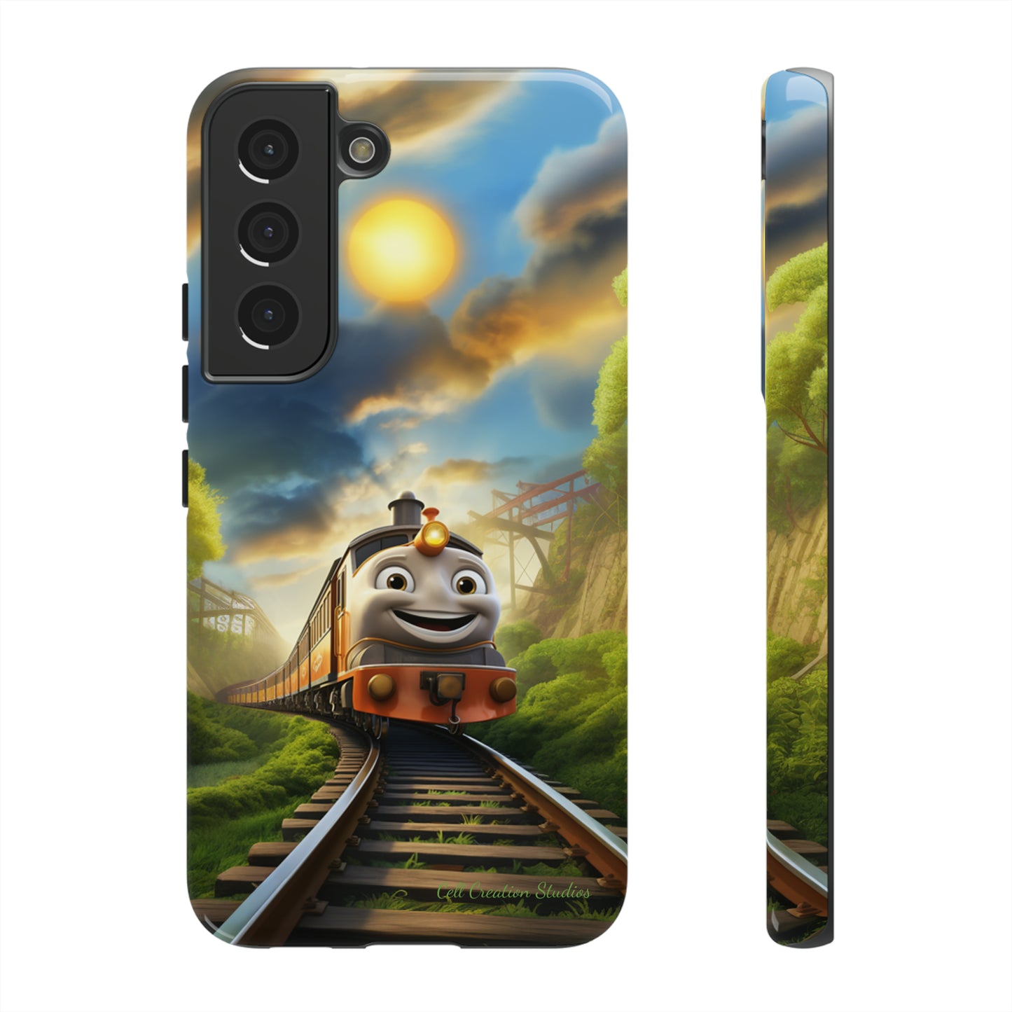 The "Smiling Express Train" Phone Case -Tough Cases