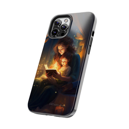 Introducing the "Bedtime Story Bliss" Cell Phone Case – Cherish Heartwarming Moments with Every Glance -Tough Phone Cases