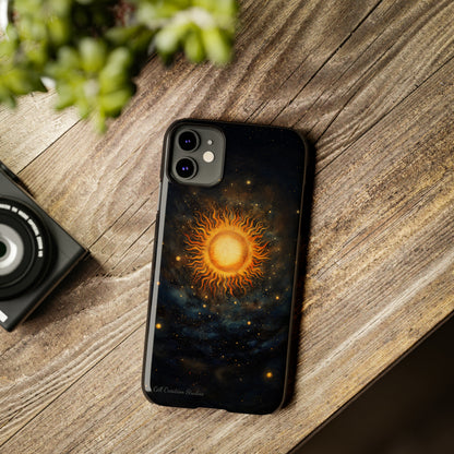 Introducing the "Celestial Sun and Stars" Cell Phone Case – Carry the Cosmos with You -Slim Phone Cases