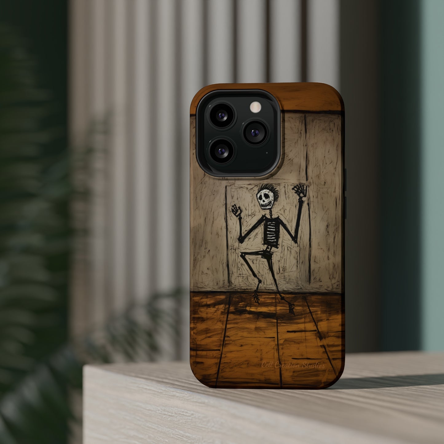 "Groovy Bones Skeleton" -MagSafe Tough iPhone Cases