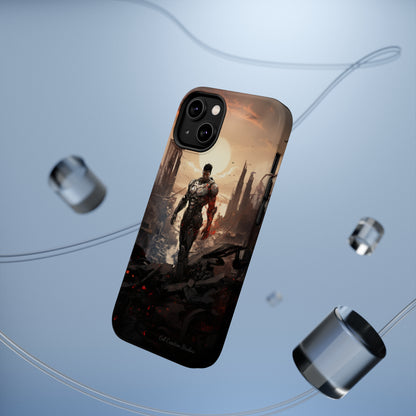 Introducing the "Cyber Guardian" Cell Phone Case – Embrace Futuristic Heroism -MagSafe Tough Cases