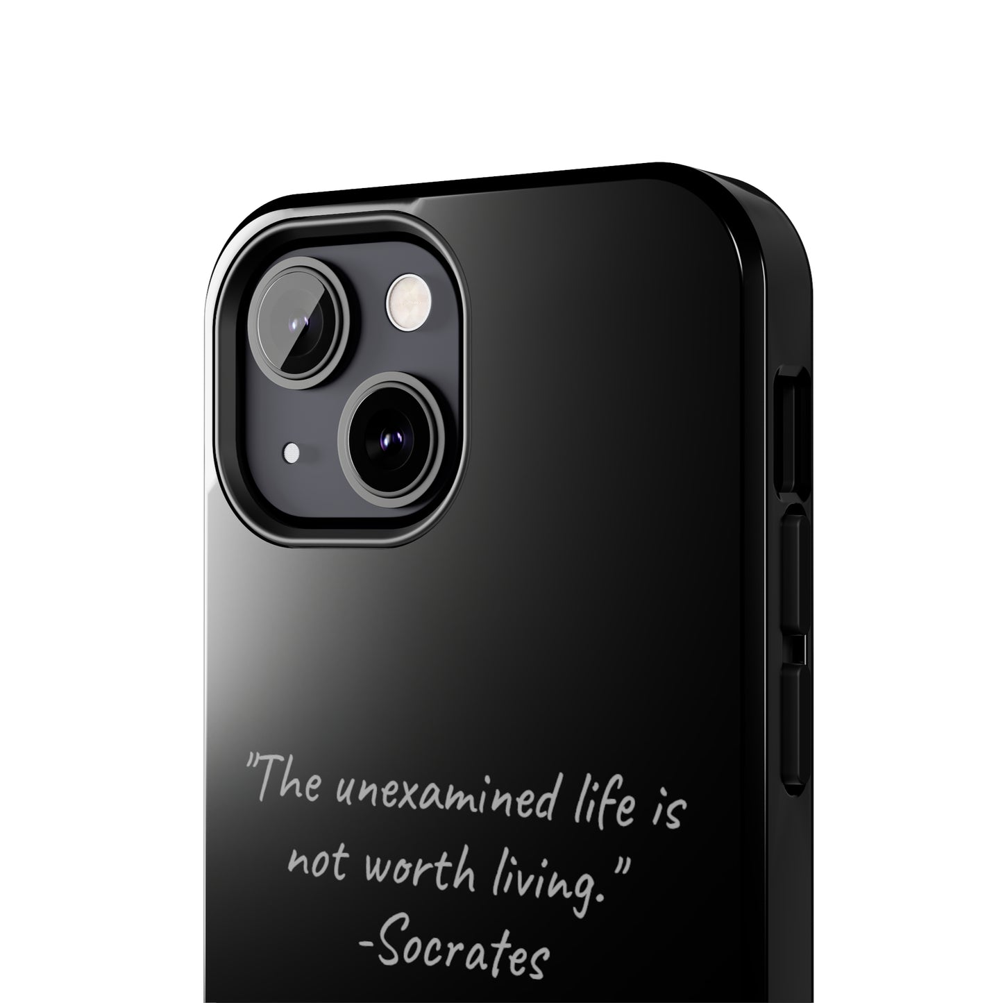 "Life's Examination" Socrates Quote Phone Case -Tough Phone Cases