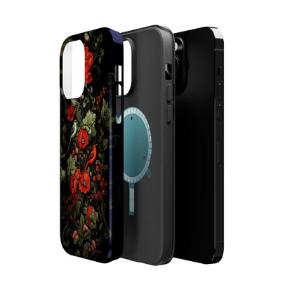 "Floral Serenade Elegance" -MagSafe Tough iPhone Cases