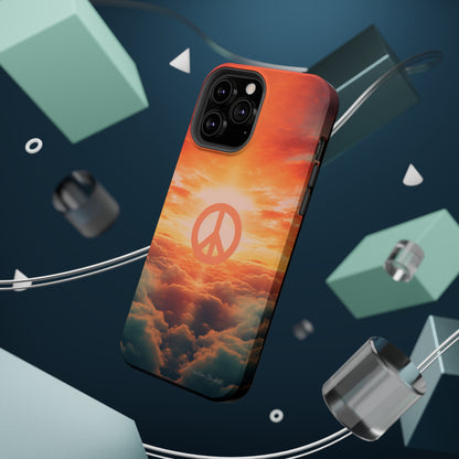 Introducing the "Sky Peace" Cell Phone Case – Carry Tranquility in Your Pocket -MagSafe Tough Cases