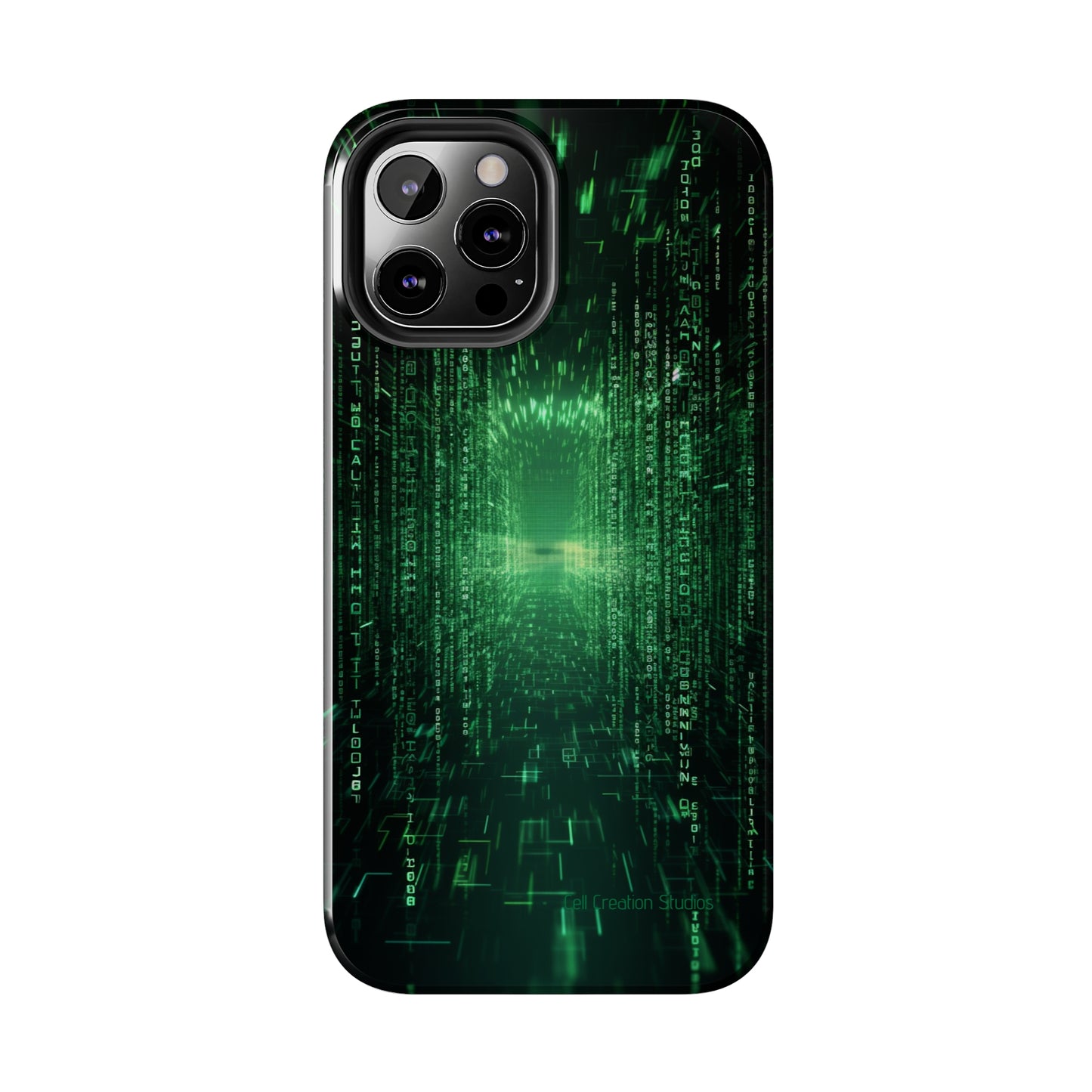 Introducing our "Digital Code Stream" Cell Phone Case – where style meets technology for your device's protection -Tough Phone Cases