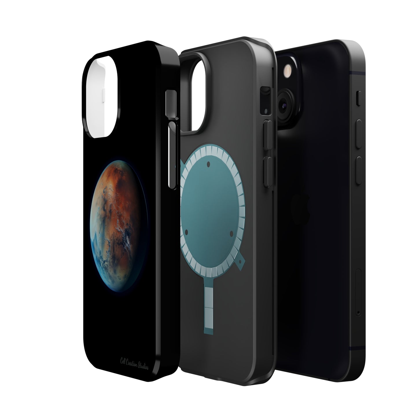 Introducing the "Mars Marvel" Cell Phone Case – Explore the Red Planet -MagSafe Tough Cases