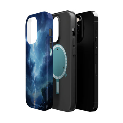 Introducing the "Stormy Serenity" Cell Phone Case – Embrace Nature -MagSafe Tough Cases