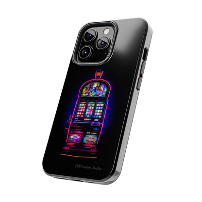 Introducing the "Vibrant Slot Frenzy" Cell Phone Case – Experience the Thrill of Colors and Luck -Tough Phone Cases