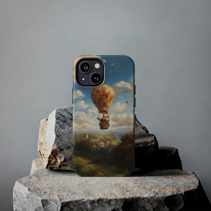 Introducing the "Winnie-The-Pooh's Balloon Adventure" Cell Phone Case – Soar to New Heights in Style -Tough Phone Cases