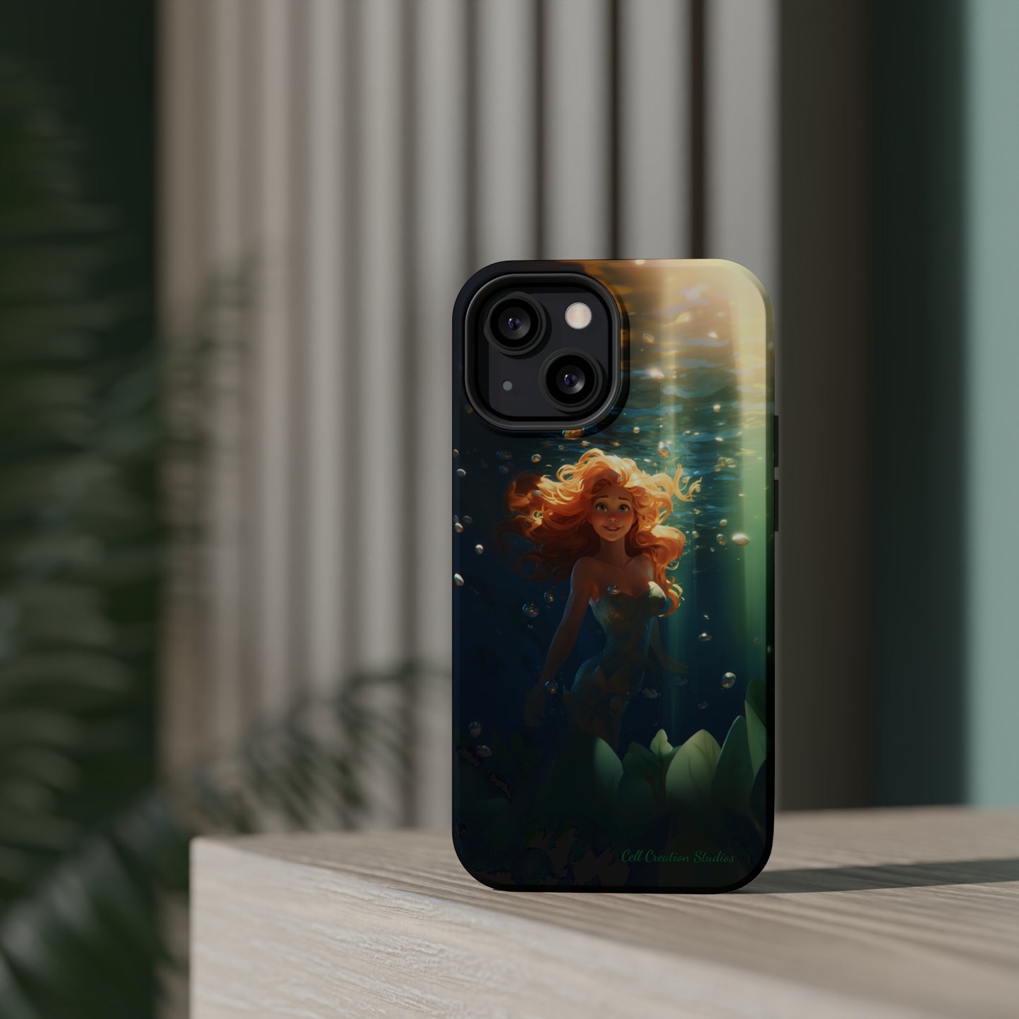 Dive into Enchantment with Our "Ariel Little Mermaid" Phone Case -MagSafe Tough Cases