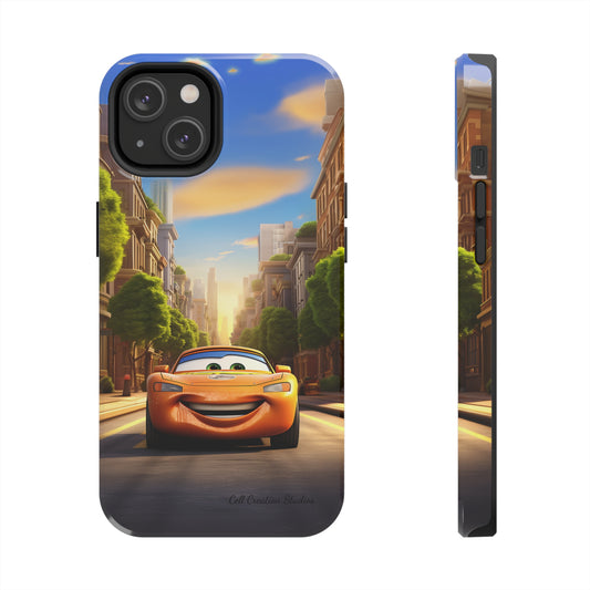 The "Happy Yellow Cruiser" Phone Case -Tough Phone Cases