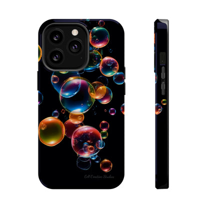 Elevate Your Phone's Aesthetic with our "BubbleBurst" Cell Phone Case -MagSafe Tough Cases